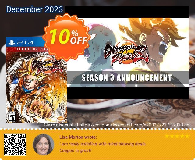 Dragon Ball FighterZ - FighterZ Pass 3 PS4 (Netherlands) 惊人的 产品销售 软件截图
