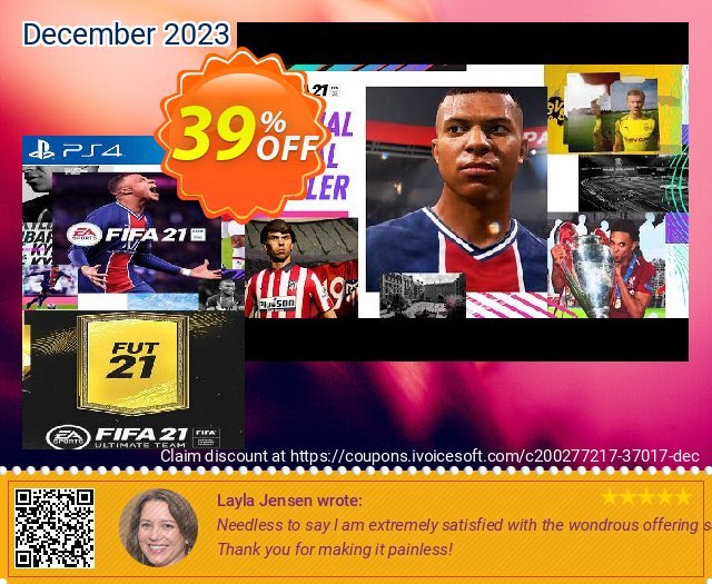 FIFA 21 + DLC PS4 (EU) discount 39% OFF, 2024 Easter Day offering sales. FIFA 21 + DLC PS4 (EU) Deal 2024 CDkeys