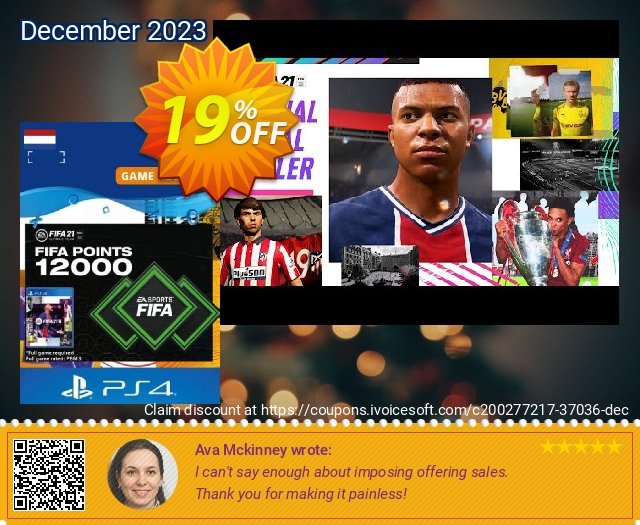 FIFA 21 Ultimate Team 12000 Points Pack PS4/PS5 (Netherlands) mengherankan penawaran Screenshot