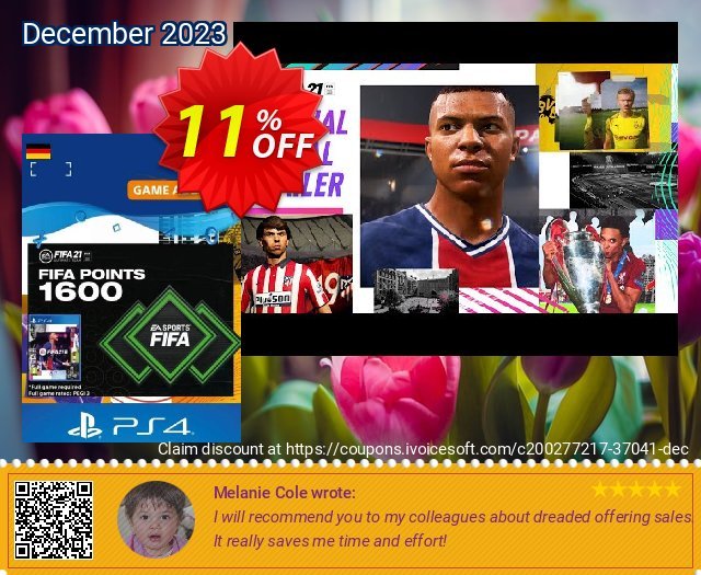FIFA 21 Ultimate Team 1600 Points Pack PS4/PS5 (Germany) discount 11% OFF, 2024 April Fools' Day offer. FIFA 21 Ultimate Team 1600 Points Pack PS4/PS5 (Germany) Deal 2024 CDkeys
