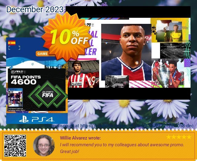 FIFA 21 Ultimate Team 4600 Points Pack PS4/PS5 (Spain) discount 10% OFF, 2024 Resurrection Sunday sales. FIFA 21 Ultimate Team 4600 Points Pack PS4/PS5 (Spain) Deal 2024 CDkeys