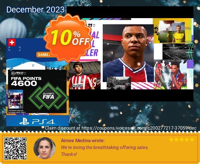 FIFA 21 Ultimate Team 4600 Points Pack PS4/PS5 (Switzerland)  특별한   세일  스크린 샷