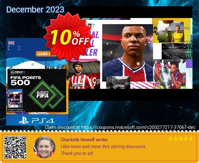 FIFA 21 Ultimate Team 500 Points Pack PS4/PS5 (UK) 대단하다  매상  스크린 샷