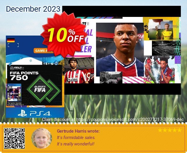 FIFA 21 Ultimate Team 750 Points Pack PS4/PS5 (Germany) umwerfende Diskont Bildschirmfoto