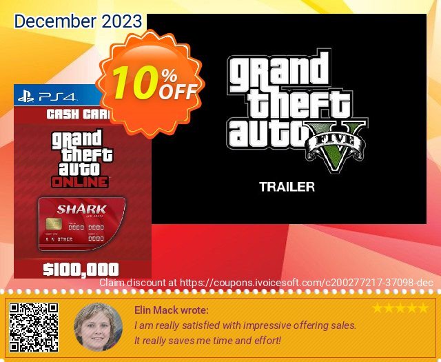 Grand Theft Auto Online Red Shark Cash Card PS4 (Belgium) discount 10% OFF, 2024 Resurrection Sunday offer. Grand Theft Auto Online Red Shark Cash Card PS4 (Belgium) Deal 2024 CDkeys