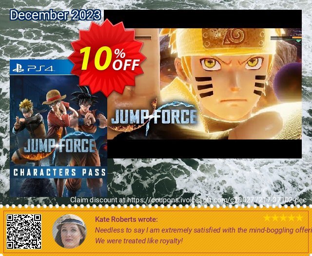 JUMP FORCE - Characters Pass PS4 (Belgium) menakuntukan penawaran promosi Screenshot