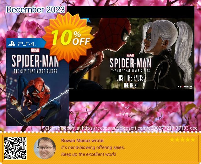 Marvel’s Spider-Man: The City that Never Sleeps PS4 (Belgium) discount 10% OFF, 2024 World Ovarian Cancer Day promo. Marvel’s Spider-Man: The City that Never Sleeps PS4 (Belgium) Deal 2024 CDkeys