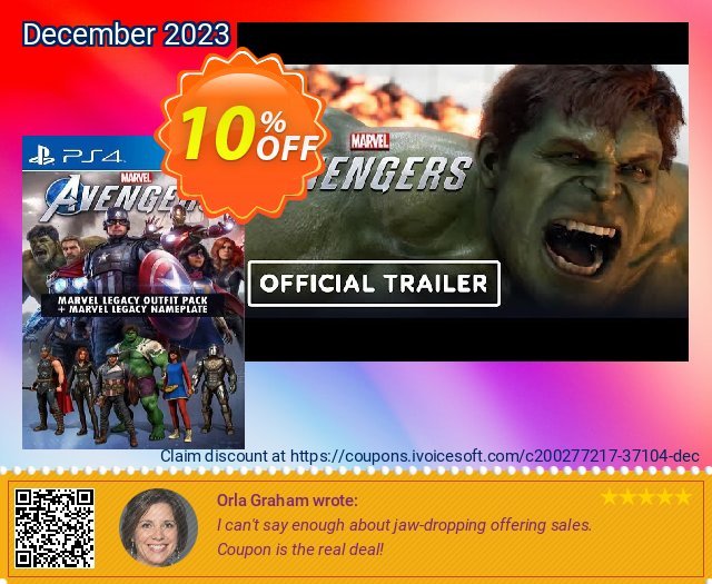 Marvel&#039;s Avengers DLC PS4 (EU) 素晴らしい  アドバタイズメント スクリーンショット
