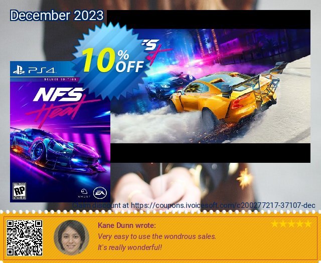 Need for Speed: Heat Deluxe Edition Upgrade PS4 (Belgium) 令人恐惧的 产品销售 软件截图