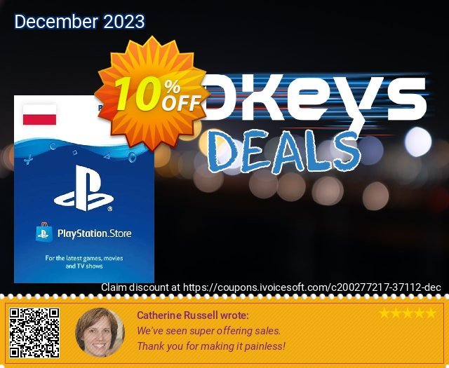 PlayStation Network (PSN) Card - 100 PLN (Poland) discount 10% OFF, 2024 Easter Day offering sales. PlayStation Network (PSN) Card - 100 PLN (Poland) Deal 2024 CDkeys