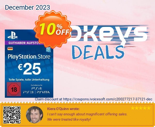 PlayStation Network (PSN) Card - 25 EUR (Germany) discount 10% OFF, 2024 April Fools' Day offering deals. PlayStation Network (PSN) Card - 25 EUR (Germany) Deal 2024 CDkeys