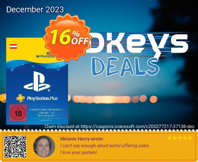 Playstation Plus - 1 Month Subscription (Austria) eksklusif penawaran Screenshot