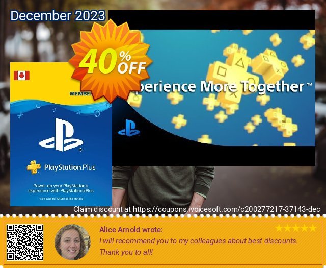 1-Year PlayStation Plus Membership (PS+) - PS3/PS4/PS5 (Canada) 素晴らしい 昇進 スクリーンショット