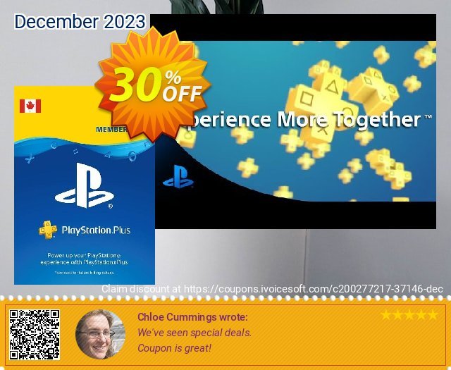3 Month Playstation Plus Membership (PS+) - PS3/ PS4/ PS5 Digital Code (Canada) teristimewa voucher promo Screenshot