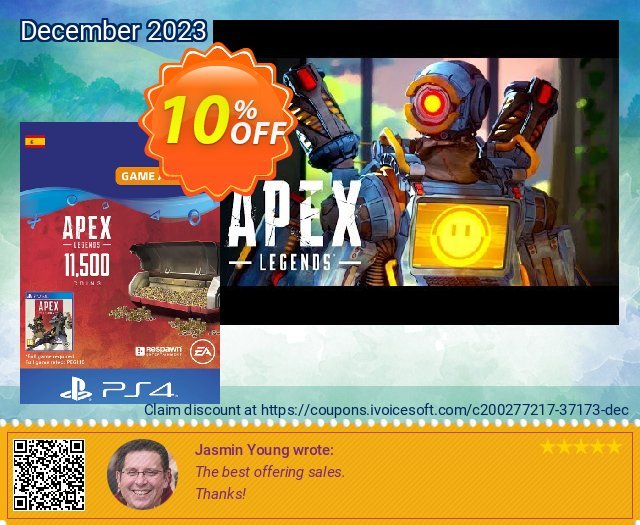 Apex Legends 11500 Coins PS4 (Spain) 了不起的 销售 软件截图