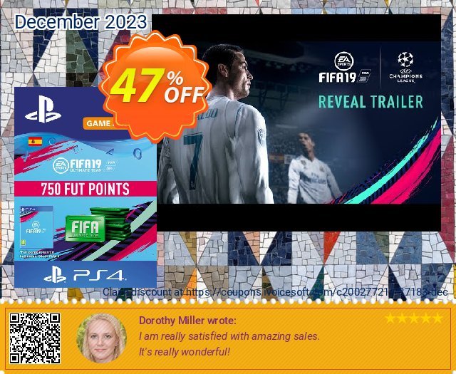 Fifa 19 - 750 FUT Points PS4 (Spain) 特殊 产品销售 软件截图