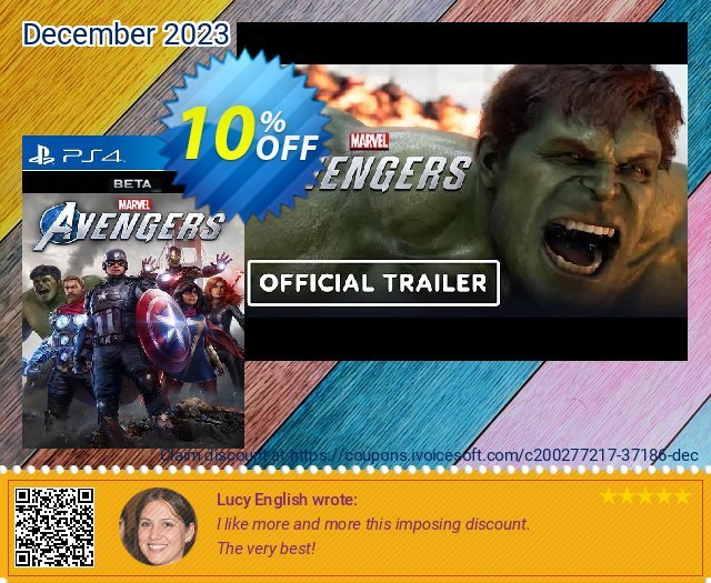 Marvel&#039;s Avengers Beta Access PS4 formidable Promotionsangebot Bildschirmfoto