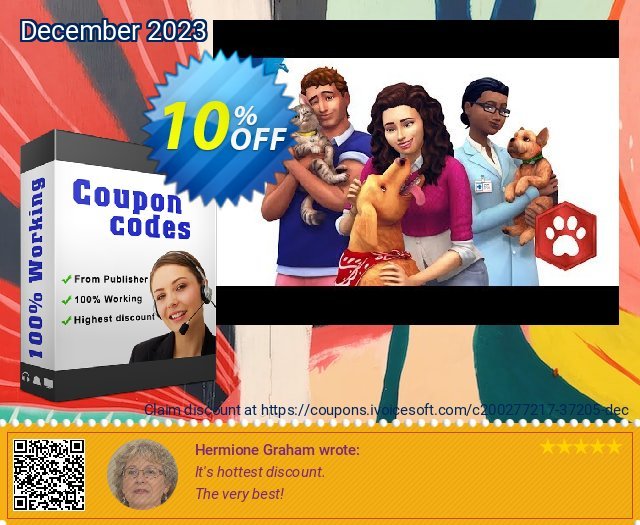 The Sims 4 - Cats & Dogs Expansion Pack PS4 (Netherlands) terpisah dr yg lain penawaran promosi Screenshot