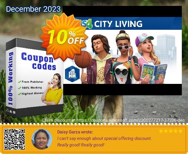 The Sims 4 - City Living Expansion Pack PS4 (Netherlands)  굉장한   가격을 제시하다  스크린 샷