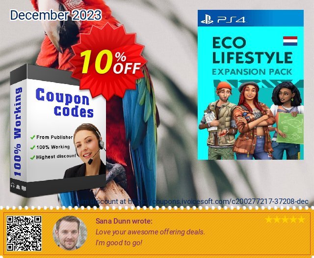 The Sims 4 - Eco Lifestyle Expansion Pack PS4 (Netherlands) 令人惊奇的 产品销售 软件截图