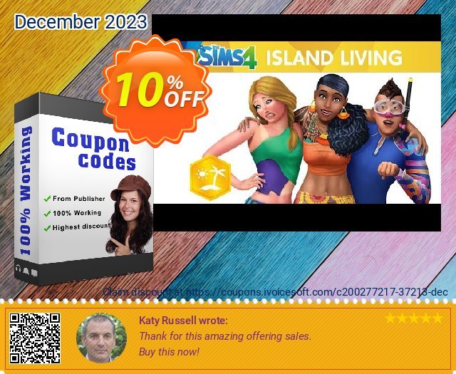 The Sims 4 - Island Living Expansion Pack PS4 (Netherlands) yg mengagumkan voucher promo Screenshot