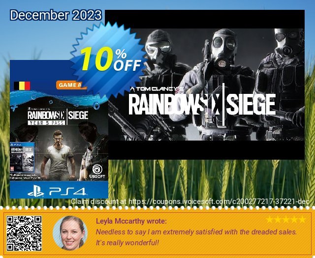 Tom Clancy&#039;s Rainbow Six Siege - Year 5 Pass PS4 (Belgium) 美妙的 折扣码 软件截图