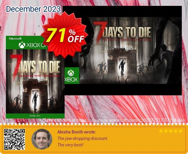 7 Days to Die Xbox One (UK) discount 71% OFF, 2024 Mother Day offering sales. 7 Days to Die Xbox One (UK) Deal 2024 CDkeys
