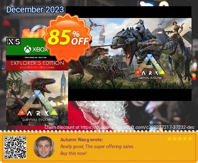 ARK Survival Evolved Explorers Edition Xbox One/Xbox Series X|S (US) 素晴らしい クーポン スクリーンショット