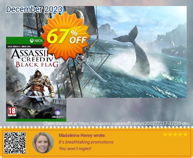 Assassin&#039;s Creed IV  - Black Flag Xbox One (US) teristimewa penawaran promosi Screenshot