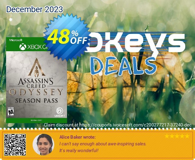 Assassin's Creed Odyssey - Season Pass Xbox One (UK) discount 48% OFF, 2024 World Heritage Day offering sales. Assassin&#039;s Creed Odyssey - Season Pass Xbox One (UK) Deal 2024 CDkeys