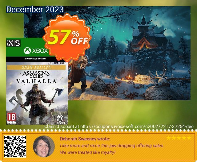Assassin&#039;s Creed Valhalla Gold Edition Xbox One/Xbox Series X|S  (US) aufregenden Promotionsangebot Bildschirmfoto