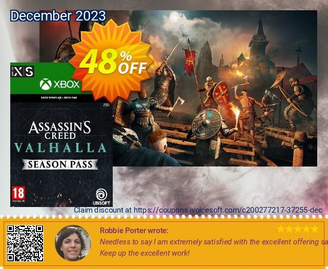 Assassin&#039;s Creed Valhalla – Season Pass Xbox One (WW) 驚きの連続 アド スクリーンショット