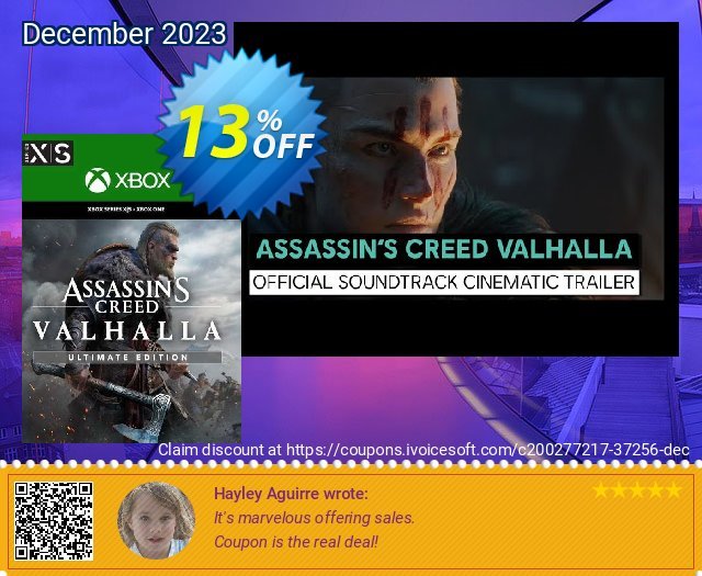 Assassin&#039;s Creed Valhalla Ultimate Edition Xbox One/Xbox Series X|S (EU) 대단하다  가격을 제시하다  스크린 샷