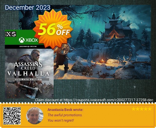 Assassin&#039;s Creed Valhalla Ultimate Edition Xbox One/Xbox Series X|S (US) 令人恐惧的 产品销售 软件截图