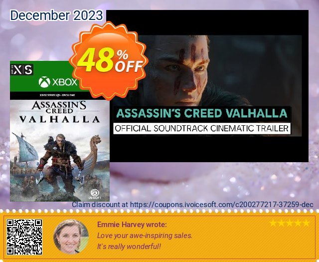 Assassin&#039;s Creed Valhalla Xbox One/Xbox Series X|S (EU) spitze Ausverkauf Bildschirmfoto