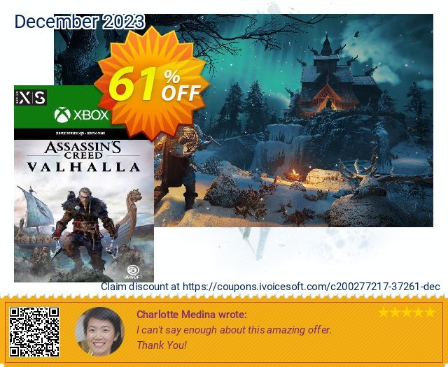 Assassin&#039;s Creed Valhalla Xbox One/Xbox Series X|S (US) 令人惊讶的 产品销售 软件截图
