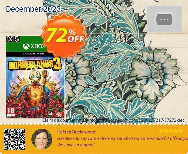 Borderlands 3 Xbox One/Xbox Series X|S (UK) discount 72% OFF, 2022 Oceans Month promo sales. Borderlands 3 Xbox One/Xbox Series X|S (UK) Deal 2022 CDkeys