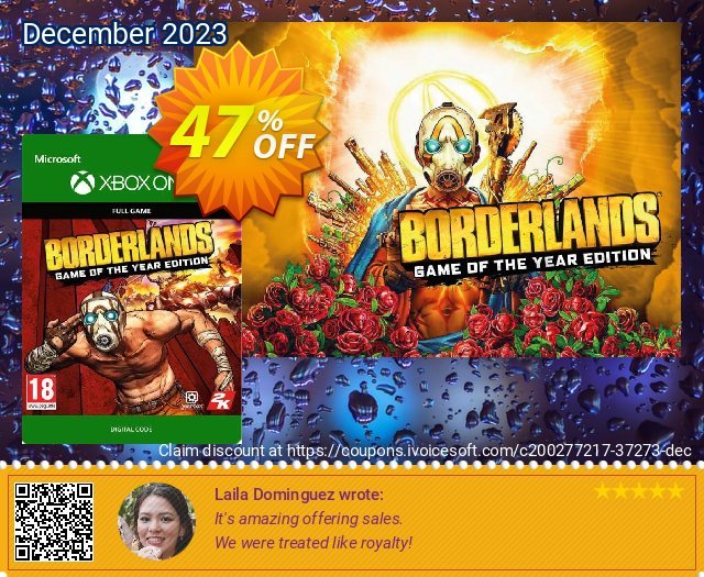 Borderlands: Game of the Year Edition Xbox One 素晴らしい 推進 スクリーンショット