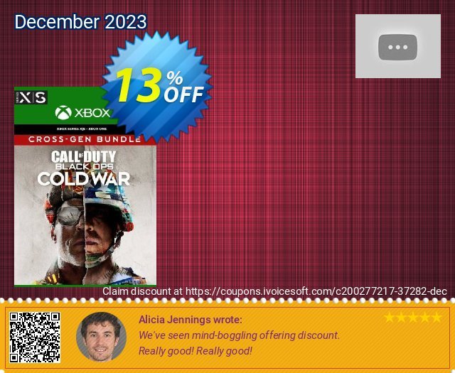 Call of Duty: Black Ops Cold War - Cross Gen Bundle Xbox One / Xbox Series X|S (Brazil) 驚きっ放し キャンペーン スクリーンショット