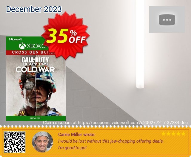 Call of Duty: Black Ops Cold War - Cross Gen Bundle Xbox One (UK) discount 35% OFF, 2024 Spring discounts. Call of Duty: Black Ops Cold War - Cross Gen Bundle Xbox One (UK) Deal 2024 CDkeys