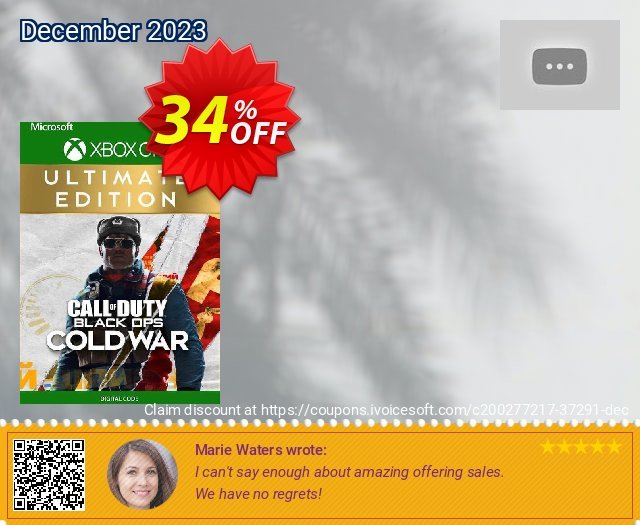 Call of Duty: Black Ops Cold War - Ultimate Edition Xbox One (EU) 优秀的 优惠券 软件截图