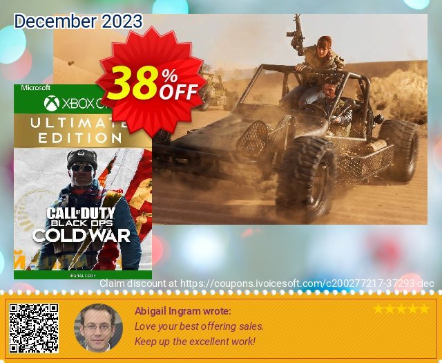 Call of Duty: Black Ops Cold War - Ultimate Edition Xbox One (US) discount 38% OFF, 2024 Resurrection Sunday promo sales. Call of Duty: Black Ops Cold War - Ultimate Edition Xbox One (US) Deal 2024 CDkeys