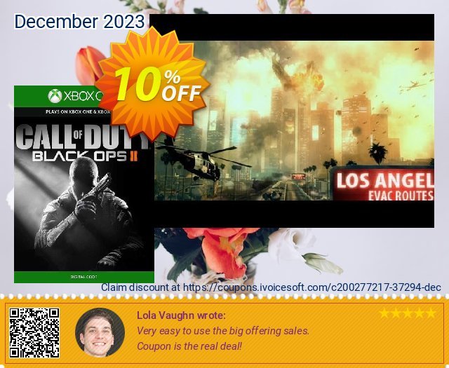 Call of Duty: Black Ops II Xbox One/360 (UK) eksklusif kode voucher Screenshot