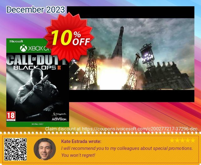 Call of Duty Black Ops Xbox One/360 (UK) ausschließenden Preisreduzierung Bildschirmfoto
