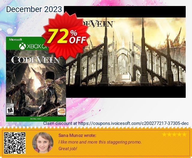 CODE VEIN Xbox One (UK) super Promotionsangebot Bildschirmfoto