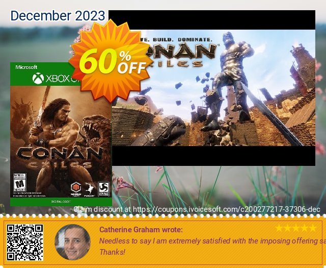 Conan Exiles Xbox One (UK) 棒极了 促销 软件截图