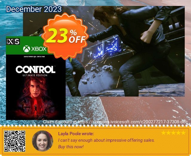 Control Ultimate Edition Xbox One/Xbox Series X|S (US) discount 23% OFF, 2024 World Ovarian Cancer Day offering discount. Control Ultimate Edition Xbox One/Xbox Series X|S (US) Deal 2024 CDkeys