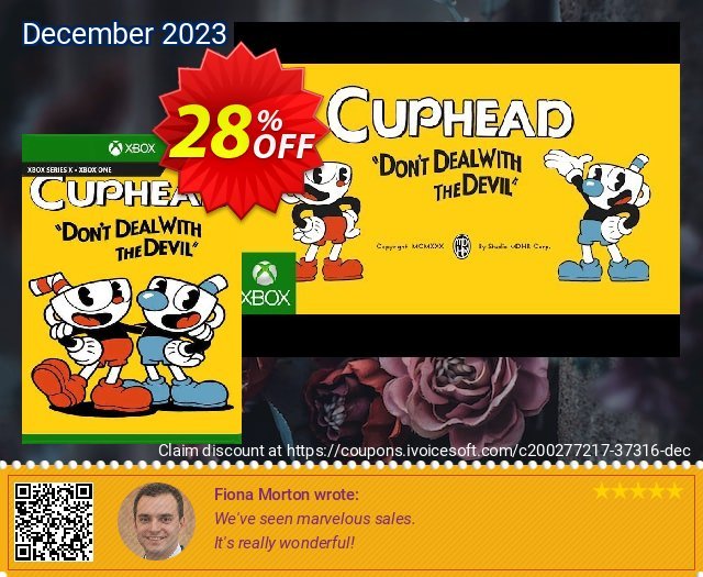 Cuphead Xbox One (UK) 令人敬畏的 优惠券 软件截图