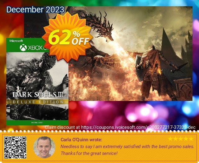Dark Souls III - Deluxe Edition Xbox One (US) klasse Nachlass Bildschirmfoto