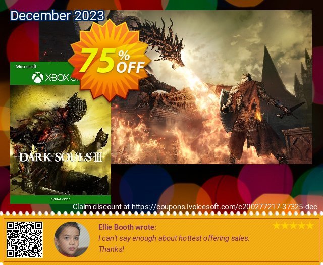 Dark Souls III Xbox One (US) discount 75% OFF, 2024 Good Friday sales. Dark Souls III Xbox One (US) Deal 2024 CDkeys